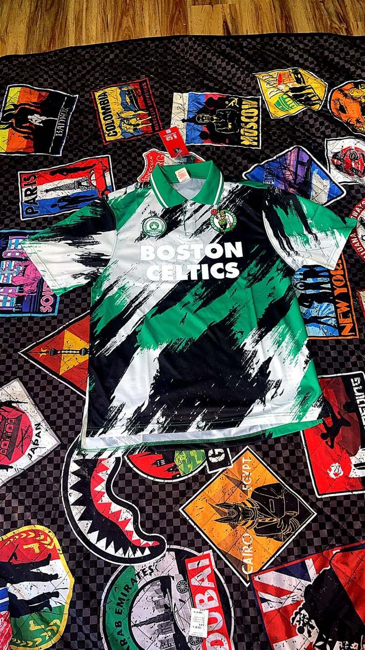 Boston Celtics Copacabana Style Soccer Jersey